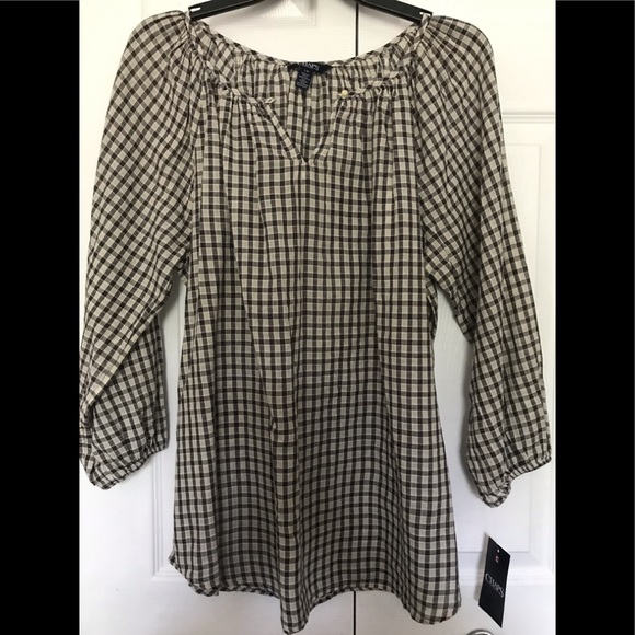 Chaps Tops - Women’s Blouse Chaps Tops - Women’s Blouse